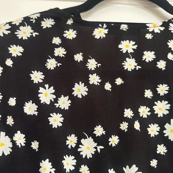 Maje Black and White Floral Maxi Dress - Picture 8 of 14